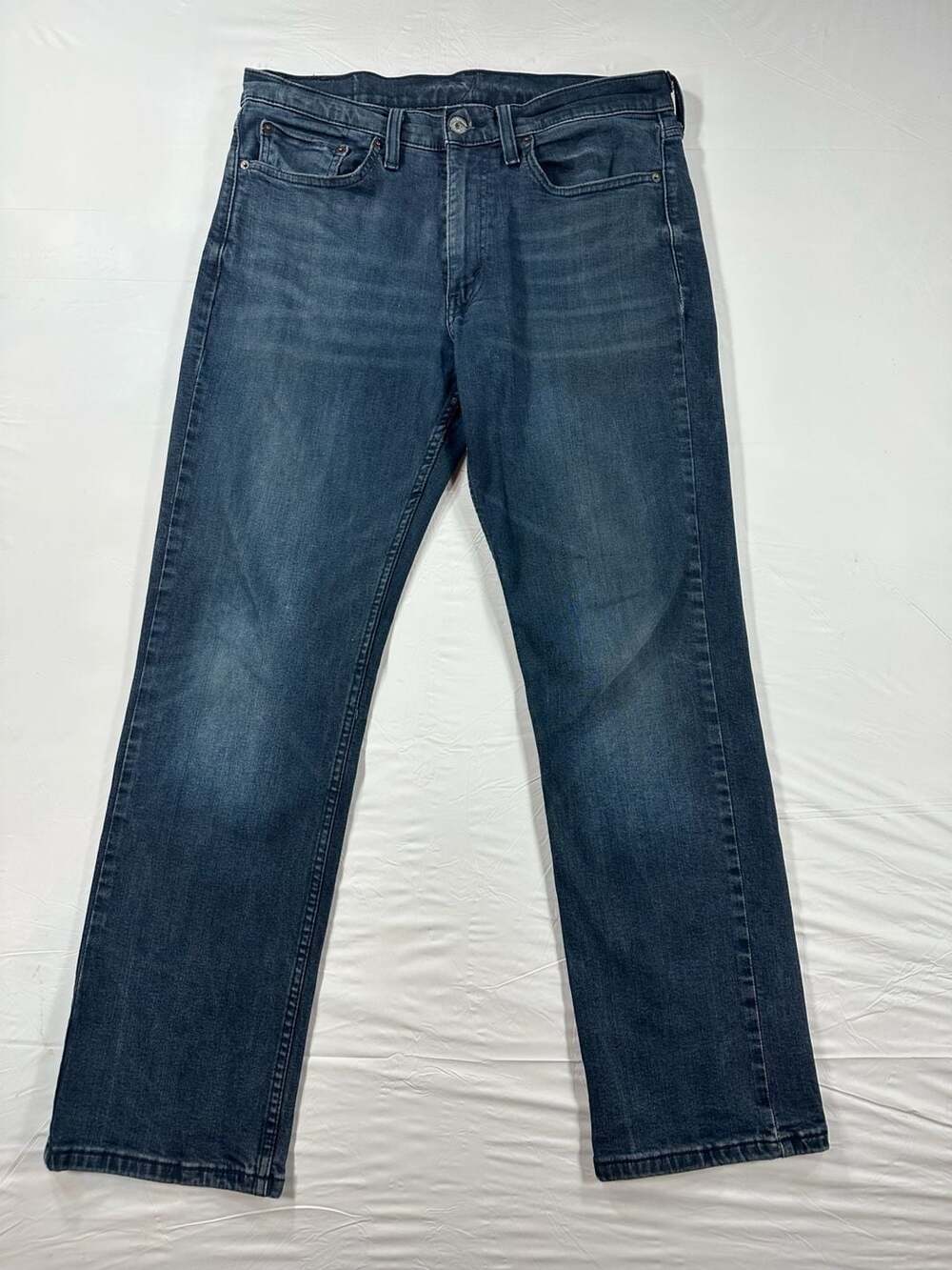 Levi's 514 Mens Straight Leg 32x30 Dark Wash Blue Denim Jeans